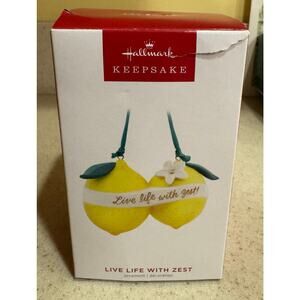 2023 Hallmark Live Life With Zest Lemons Keepsake Christmas Tree Ornament